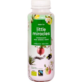 Little Miracles | Ceai verde bio cu rodii, acai, ginseng si agave 330ml