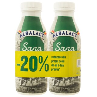 Albalact | Sana 3.6% grasime 2x330g