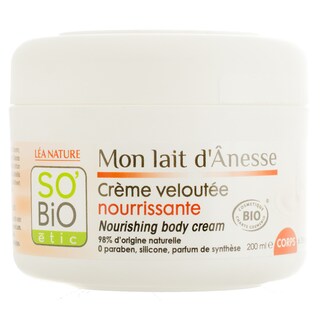 So'Bio | Crema bio pentru corp cu lapte de magarita 200ml