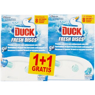 Duck | Odorizant pentru toaleta discs marine 2 bucati 2x36ml