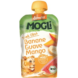 Mogli | Piure bio cu banane, mango si guava. 100g