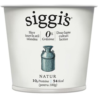 Siggi's | Iaurt Natur stil islandez 0% grasime 140g