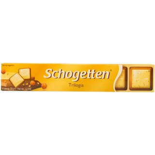 Schogetten | Ciocolata alba cu alune 33g