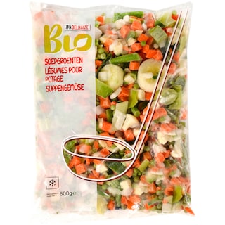 Delhaize Bio | Amestec de legume pentru supa 600g