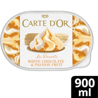 Carte D'Or | Inghetata Ciocolata alba si Fructul pasiunii  507g