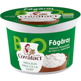 Covalact de Tara | Fagaras bio 7% grasime 185g
