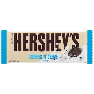 Hershey's | Tableta cu aroma de ciocolata alba cu bucati de biscuiti 43g