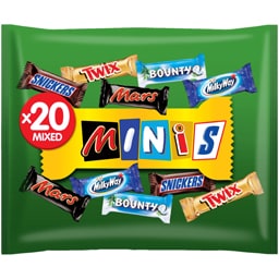 Minis | Miniaturi batoane de ciocolata 400g