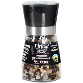 Pirifan | Rasnita sare de Himalaya iodata & piper 4 culori 140g