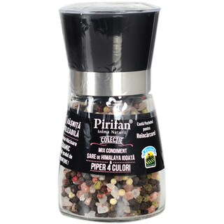 Pirifan | Rasnita sare de Himalaya iodata & piper 4 culori 140g