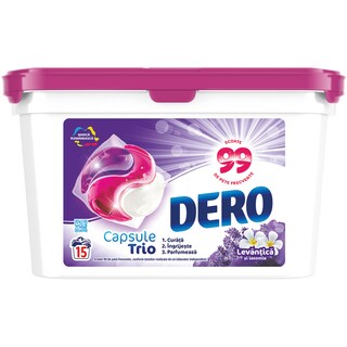 Dero | Trio | Detergent Levantica si iasomie, 15 capsule