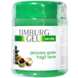 Gel verde de masaj cu extract de castane, menton, aloe si camfor 500g