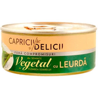 Capricii si Delicii | Pasta vegetala cu leurda si seminte de floarea soarelui 115g