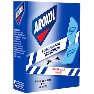 Aroxol | Pastile impotriva tantarilor, 30 bucati