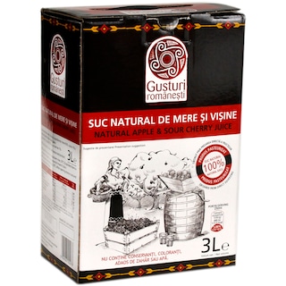 Gusturi romanesti | Suc natural de mere si visine 3l