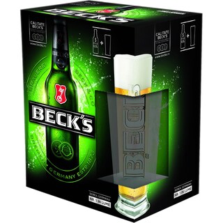 Beck's | Bere + pahar  5x0.33L