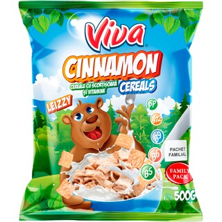 Viva | Cereale din grau si orez cu scortisoara si vitamine 500g