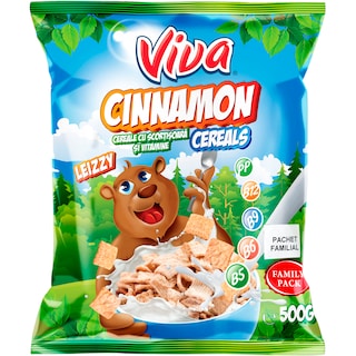 Viva | Cereale din grau si orez cu scortisoara si vitamine 500g