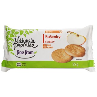 Nature's Promise Free From | Biscuiti cu mere, fara gluten 55g