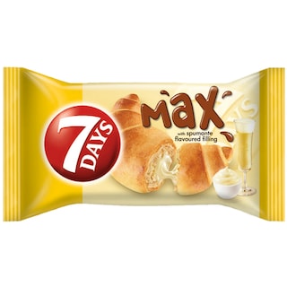 7Days | Max | Croissant cu crema cu aroma de vin spumant 85g