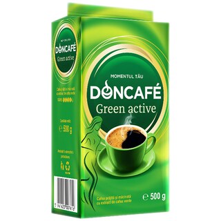 Doncafe | Cafea prajita si macinata Green Active 500g