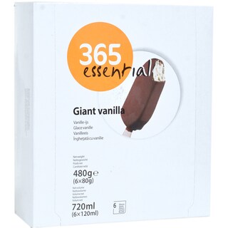 365 | Inghetata cu vanilie si glazura de ciocolata 6x120ml