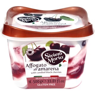 Siviero Maria | Inghetata Affogato All'Amarena cu sirop de cirese 500g