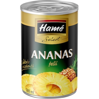 Hame | Select | Ananas felii in sirop 565g