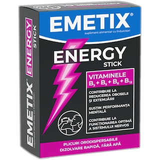 Emetix | Energy Sticks, 10 buc