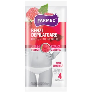 Farmec | Benzi depilatoare corp si bikini