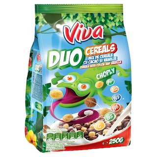 Viva | Duo | Mix de cereale cu cacao si vanilie 250g