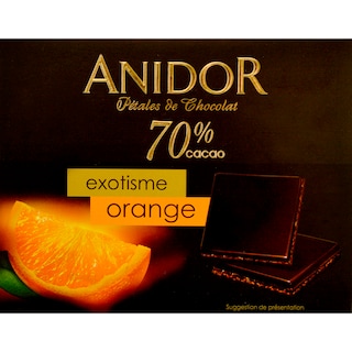 Anidor | Praline cu 70% cacao si portocale 120g