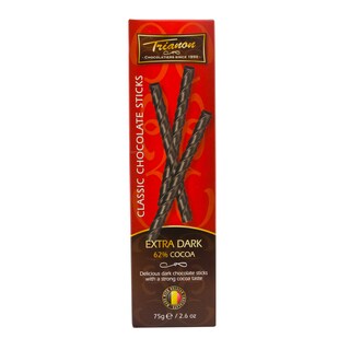 Trianon | Sticks glazurat cu ciocolata neagra 70% cacao 75g