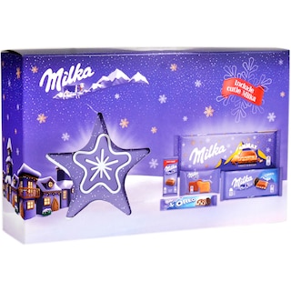 Milka | Mix de ciocolata + cutie metalica 522g