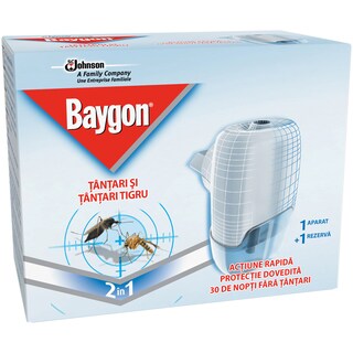 Baygon | Aparat electric cu rezerva lichida impotriva tantarilor 21ml