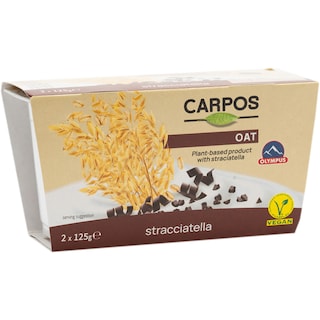 Carpos | Desert pe baza de ovaz cu stracciatella 2x125g