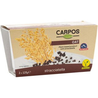 Carpos | Desert pe baza de ovaz cu stracciatella 2x125g