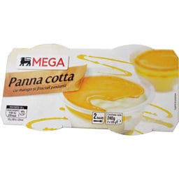 Panna cotta cu mango si fructul pasiunii 2x120g