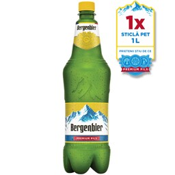 Bere blonda pasteurizata 1L