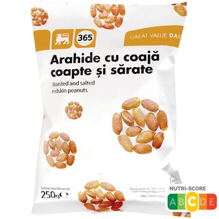 365 | Arahide cu coaja, coapte si sarate 250g