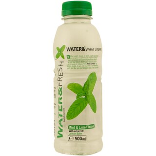 Water&Easy | Apa minerala necarbogazoasa cu aroma de menta 0.5l