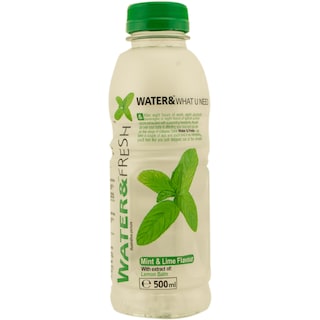 Water&Easy | Apa minerala necarbogazoasa cu aroma de menta 0.5l