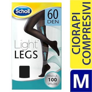 Scholl | Ciorapi compresivi de dama 60DEN, negri, marimea M