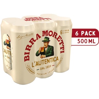 Birra Moretti | Bere blonda 6x0.5L