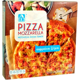 AB | Pizza cu Mozzarella 2x350g