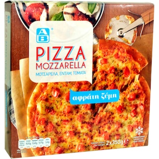 AB | Pizza cu Mozzarella 2x350g
