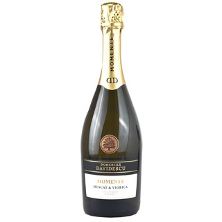 Domeniile Davidescu | Vin spumant alb brut Muscat & Viorica 0.75L