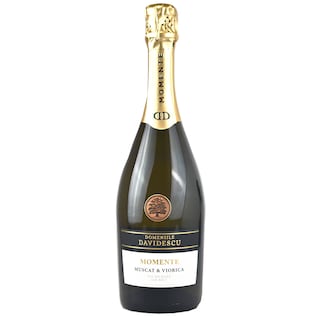 Domeniile Davidescu | Vin spumant alb brut Muscat & Viorica 0.75L