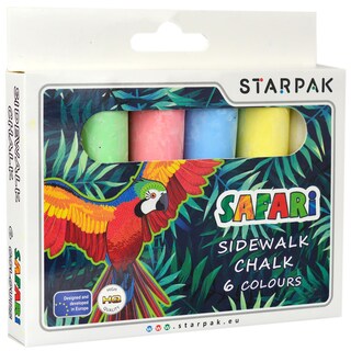 Starpak | Creta pentru asfalt cu 6 culori