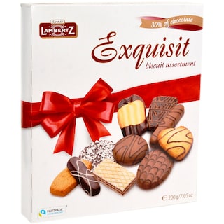 Lambertz | Exquisit | Biscuiti asortati cu ciocolata  200g